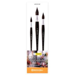 Set de pinceles Escoda Fabio Cembranelli x 3 8607-1