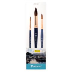 Set de pinceles Escoda David Taylor x 3 unidades 8609-1