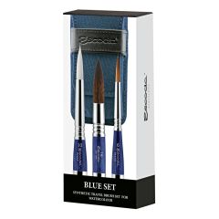 Set de pinceles de Viaje Escoda Blue x 3 1271