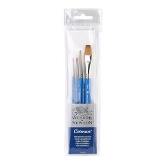 Set pinceles Winsor & Newton Cotman acuarela x 5 Uni 603