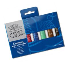 Set de acuarelas Cotman 6 tubos en caja de carton