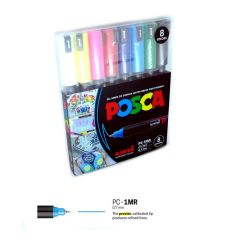 Set de marcadores Uni Posca pc-1mr x 8 Unidades