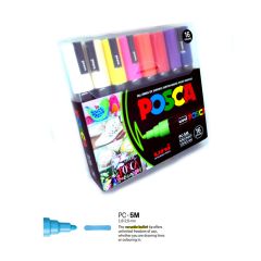 Set de marcadores Uni Posca pc-5m x 16 Unidades