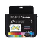 Set de marcadores Winsor & Newton Promarker x 24 ilustracion