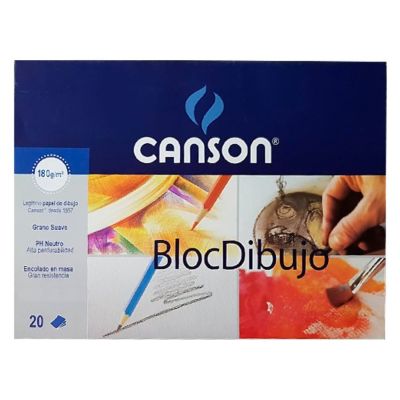 Block Canson Dibujo Universitario 50x35 180grs 20h