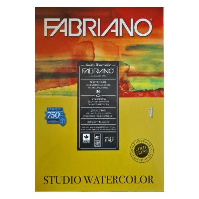 Block Fabriano watercolour 300grs 25x35 20 hojas