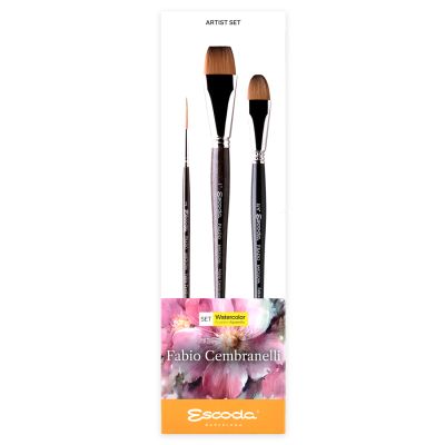 Set de pinceles Escoda Fabio Cembranelli x 3 8607-2