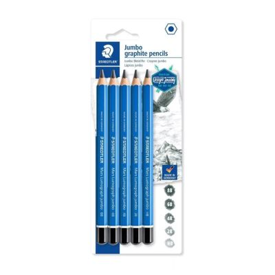 Set de lápices Staedtler Lumograph jumbo x 5